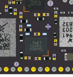 آی سی تریپلکسر آیفون ایکس اس | (TPLX2L_A)(TPLX2U_A)IC Triplexer iPhone XS (ACFM_W223_AP1)