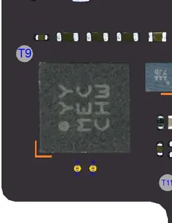 آی سی سنسور شتاب و ژیروسکوپ آیفون ایکس اس | (U3600)IC Accelerometer And Gyroscope Sensor iPhone XS (BMI282AA)