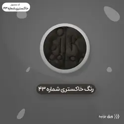 رنگ گریم _ خاکستری تیره 43