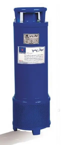 پمپ کفکش ۱۲۰ متری ۳ اینچ سه فاز بهار پمپ مدل B120/3