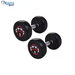 دمبل گرد وزن 5 کیلوگرم round dumbbell