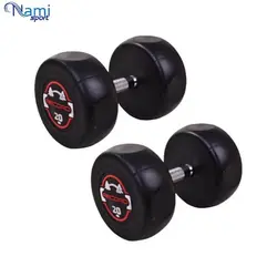 دمبل گرد وزن 20 کیلوگرم round dumbbell