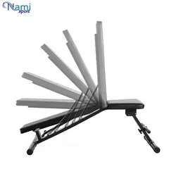 رک دمبل 2 طرفه و نیمکت مدرج HOME GYM