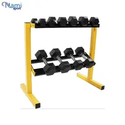 رک دمبل 2 طبقه خانگی Dumbbell rack