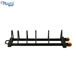 رک صفحه هالتر افقی Horizontal barbell plate rack