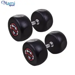 دمبل گرد وزن 35 کیلوگرم round dumbbell