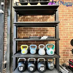 رک دمبل و اکسسوری 6 طبقه Dumbbell rack and accessories 6 floors NS025