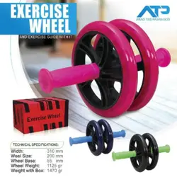 چرخ شکم دوبل ژله ای EXERCISE WHEEL