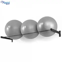 رک دیواری توپ جیم بال 3 تایی Gym ball wall rack