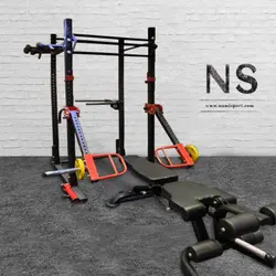 سازه پاور رک وزن آزاد Free weight power rack structure NS2001