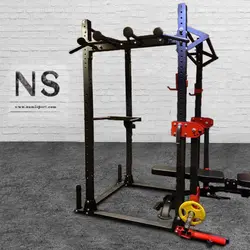 سازه پاور رک وزن آزاد Free weight power rack structure NS2001