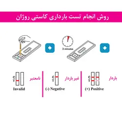 تست بارداری روژان مدل کاستی