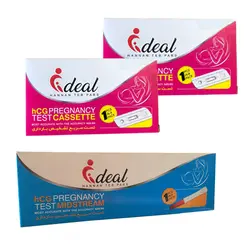 1 عدد تست بارداری آی دل مدل خودکاری +2 عدد تست بارداری آی دل مدل کاستی