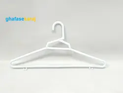 چوب لباسی استاندارد سفید