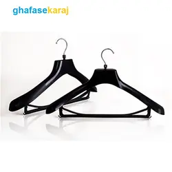 چوب لباسی اپل دار مشکی تسمه دار