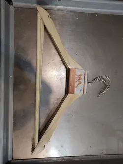 چوب لباسی چوبی یک عددی