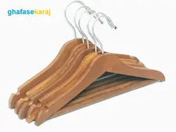 چوب لباسی چوبی یک عددی