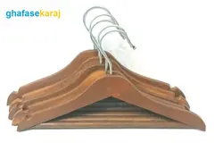 چوب لباسی چوبی یک عددی