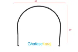 میله اتاق پرو یو (مشکی)