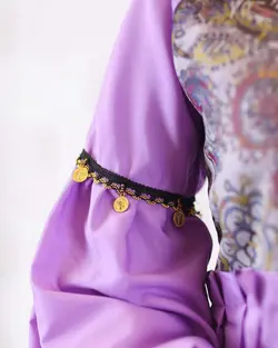 مانتو داکرون سکه دوزی دخترانه
