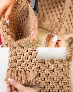 کیف مکرومه بهار