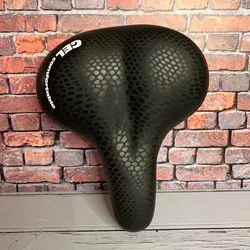 زین دوچرخه پهن فنر کپسولی تمام ژل MB مدل COMFORT