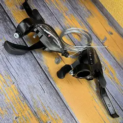 دسته دنده و ترمز دوچرخه کلاچدار 7سرعته برند REDDO مدل REDDO BRAND SL-KD80 21SP