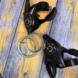 دسته دنده و ترمز دوچرخه کلاچدار 7سرعته برند REDDO مدل REDDO BRAND SL-KD80 21SP