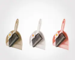 ست فرچه خاک انداز فانتزی لیمون