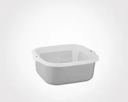 ست آبکش و لگن نسیم سایز 4 لیمون