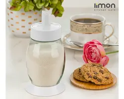 شکر پاش اطلس پایه دار لیمون