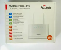 مودم سیمکارتی  Hilink 4G/5G LTE ساپورت مودم سیمکارتی 4g ساپورت تمام سیمکارت ها با تست سرعت باور نکردنی  مودم سیمکارتی 4g های لینک مدل HiLink b311 pro