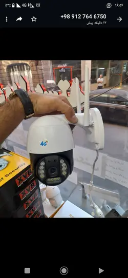 دوربین چرخشی سیم کارتی داری صدای 2طرفه 4G P20