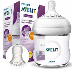 شیشه شیر اونت AVENT ظرفیت ۱۲۵ میل