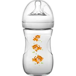 شيشه شير نچرال 260 میل طرح ببر اونت Avent Natural Feeding Bottle