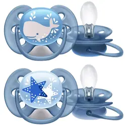 پستانک اولترا سافت اونت 6 تا 18 ماه Avent بسته دو عددی