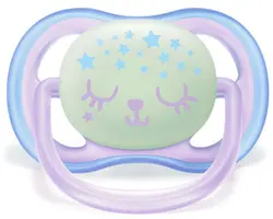 پستانک اولترا ایر نایت شب تاب اونت 0 تا 6 ماه Avent دو عددی