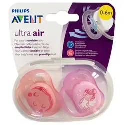 پستانک الترا ایر اونت 0 تا 6 ماه Avent بسته دو عددی