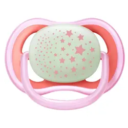 پستانک اولترا ایر اونت 6 تا 18 ماه Avent شب تاب بسته دو عددی