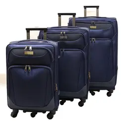 مجموعه چمدان سه عددی برزنتی مدل پرزیدنت