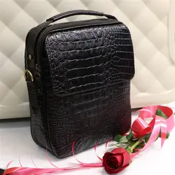 کیف رو دوشی چرم طبیعی مردانه مدل کرو