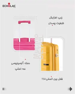 چمدان مسافرتی اکولاک،کانوود مدل مورانو