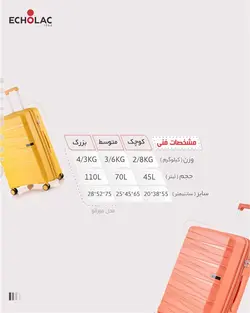 چمدان مسافرتی اکولاک،کانوود مدل مورانو