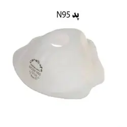 ماسک سوپاپدار N95 کاناسیف مدل 82115 همراه 5 عدد پد