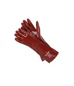 دستکش ایمنی ضد اسید هانیول مدل Red cote
