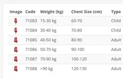 جلیقه نجات برند Lalizas - لالیزاس