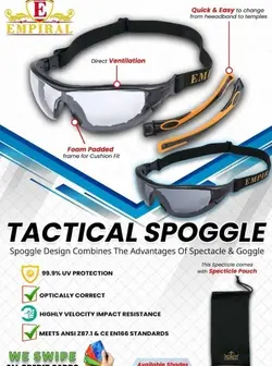 عینک ایمنی Empiral مدل Tactical Spoggle