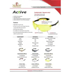 عینک ایمنی امپیرال مدل ACTIVE