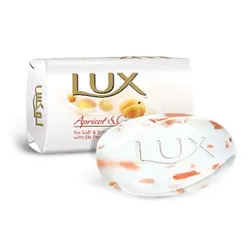 صابون لوکس مدل زردآلو و کرم Apricot & Cream وزن 90 گرم