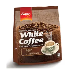 کافی میکس سوپر وایت کافی مدل کلاسیک Super White Coffee Classic بسته 15 عددی